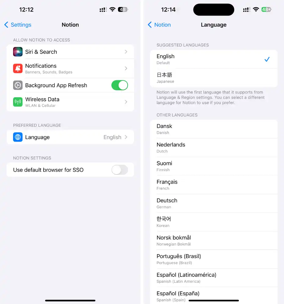 Notion 客户端如何修改语言？