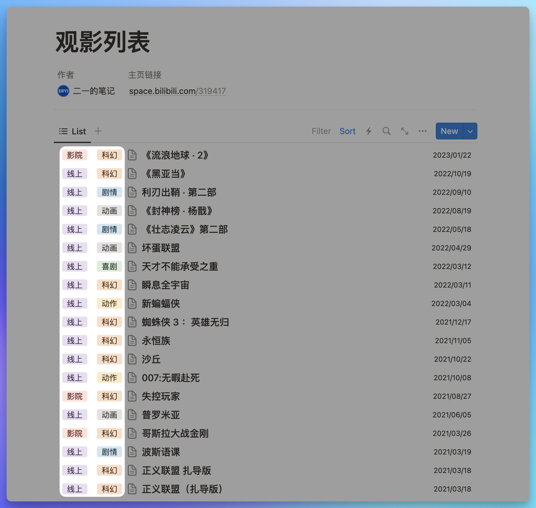 List 视图字段拖动