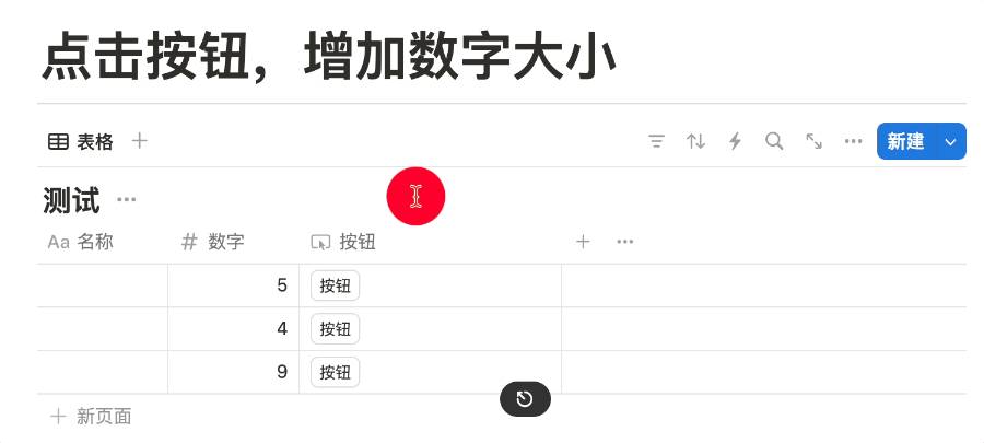点击按钮让数字加一的效果