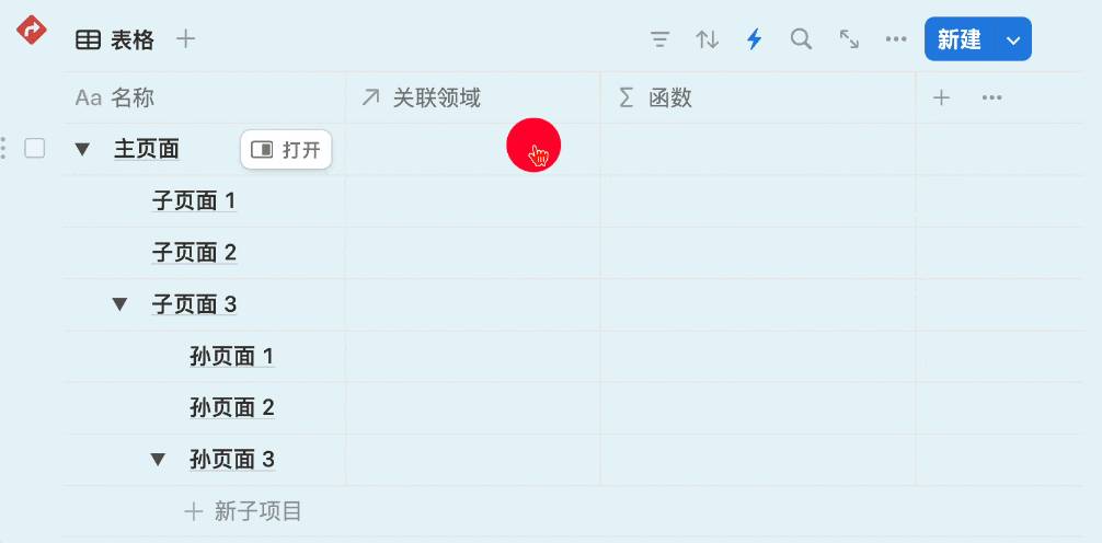 子頁面無法自動繼承關聯
