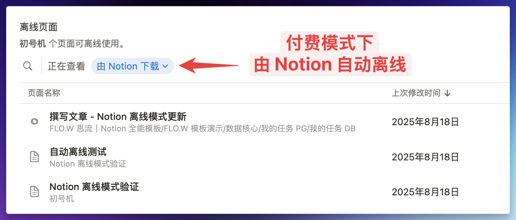Notion 离线模式完整测评!有惊喜、有失望插图 Notion 离线模式完整测评!有惊喜、有失望插图