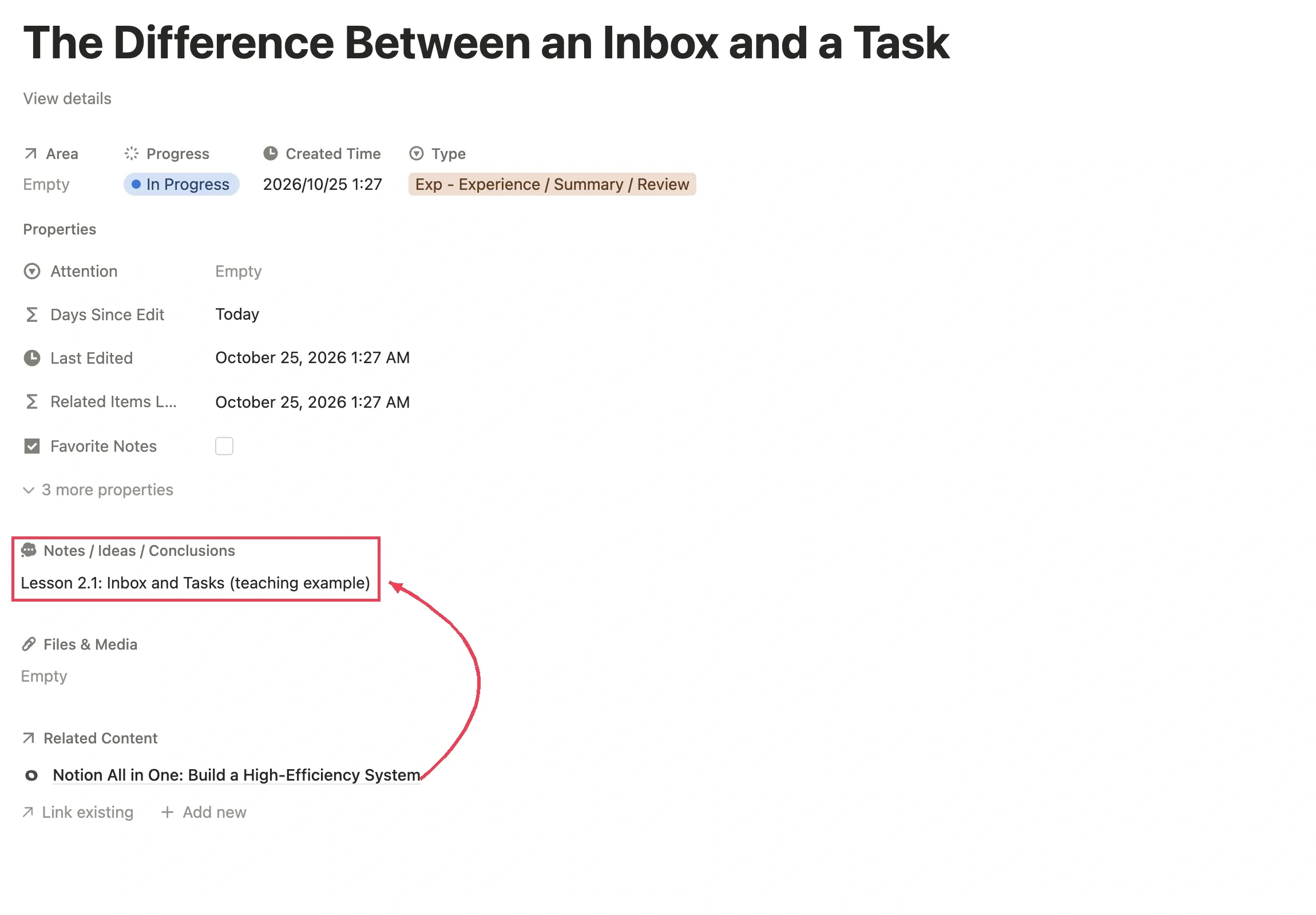Mark the course source in note remarks