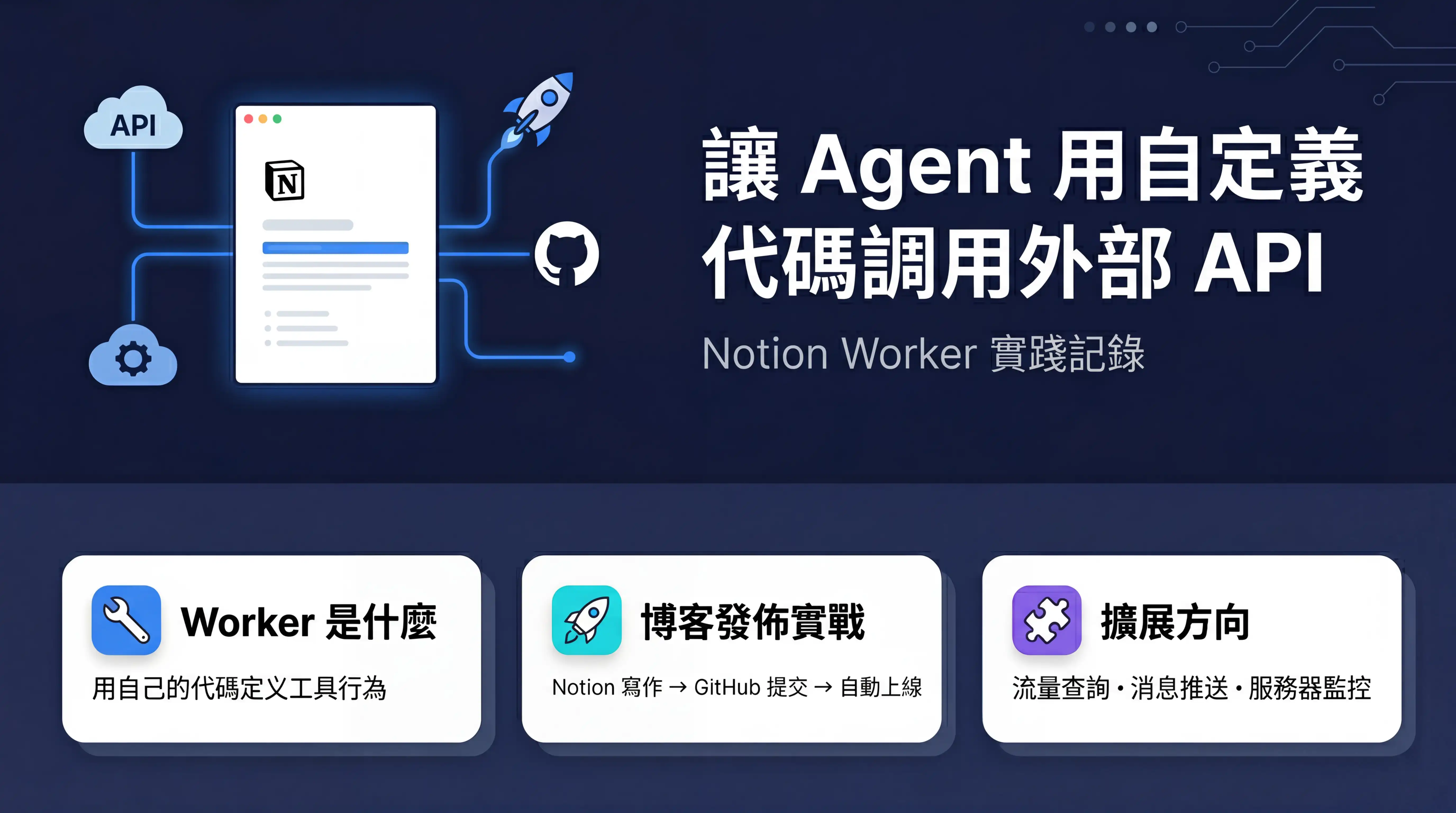 Notion Worker 實踐：用自訂程式碼從 Custom Agent 呼叫外部 API