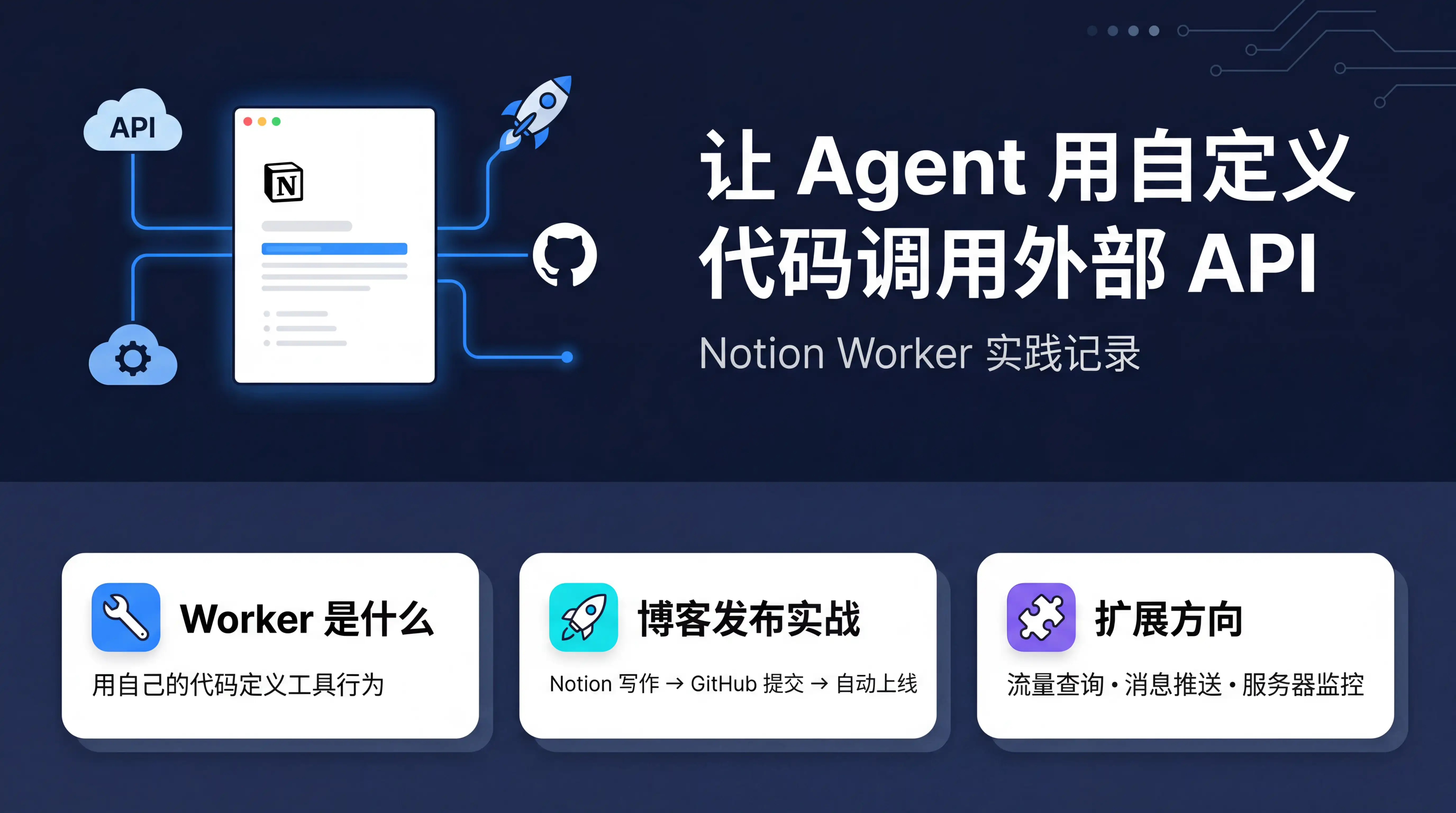 Notion Worker 实践：让 Custom Agent 用自定义代码调用外部 API