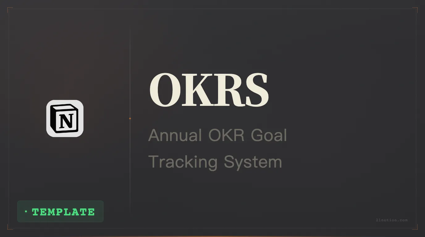 Planning Annual OKRs with Notion