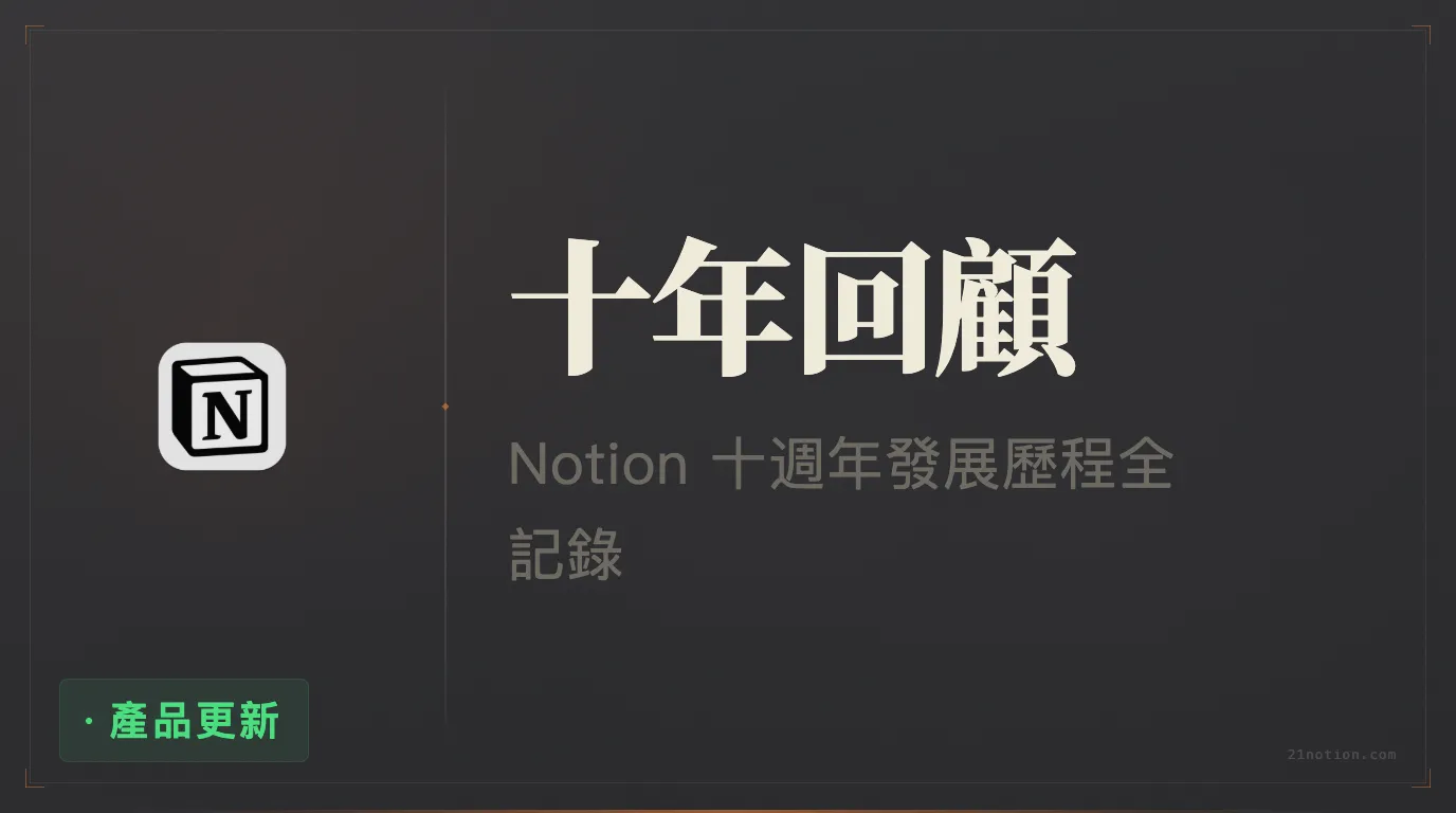 Notion 10 年發展史與 2023 功能現狀全面回顧