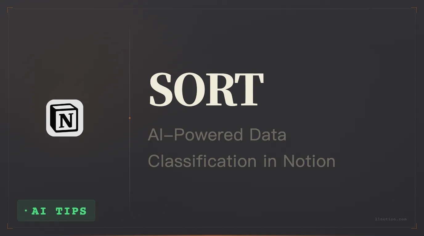 Notion AI to the Rescue: Effortlessly Classify Thousands of Data Rows