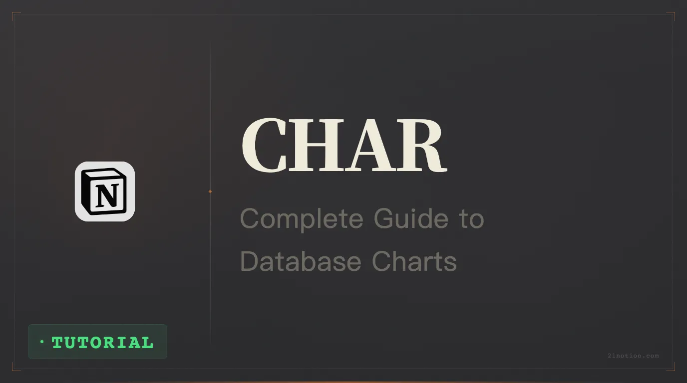 Notion Database Charts: What Are They and How to Use Them?