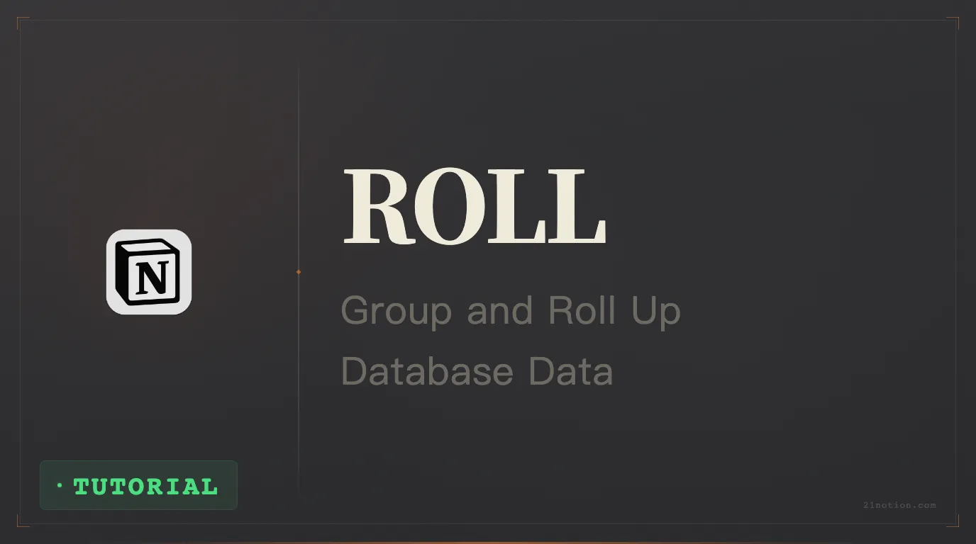 How to Group Rollup Results in a Notion Database