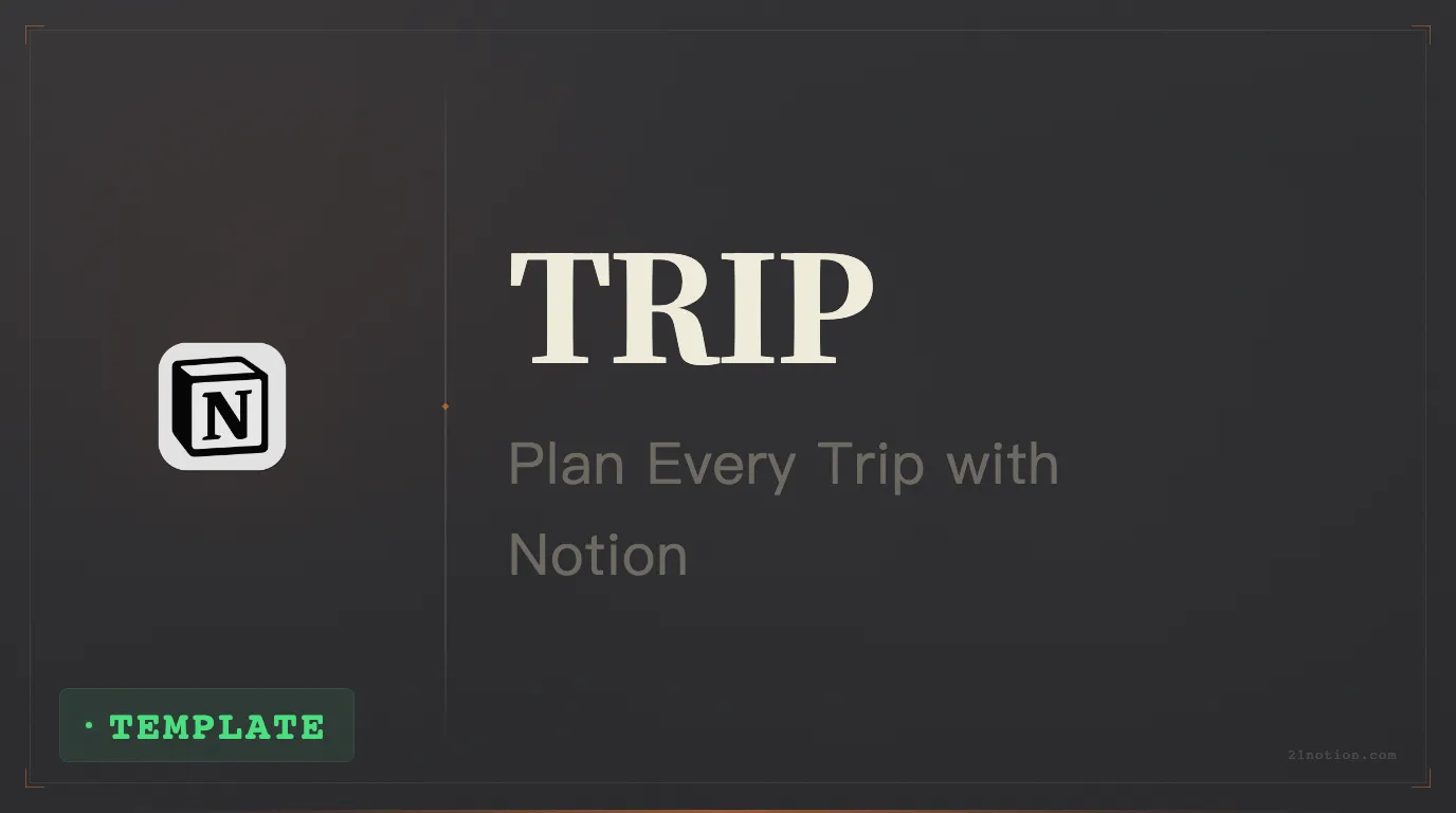 Plan Your Trip with Notion